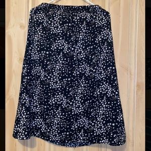 Cute boho medium length flower skirt